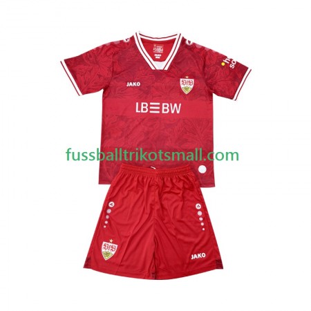 Fußballtrikots VfB Stuttgart Kinder 2025-2026 Kurzarm Auswärts-trikot kaufen